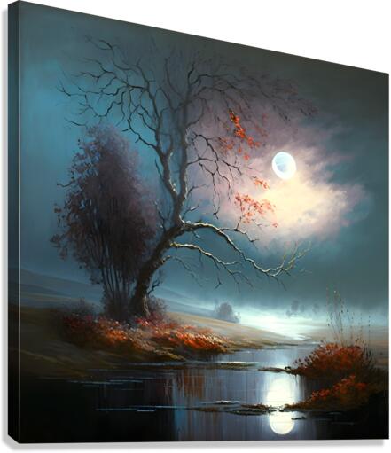 Autumn night no.10 Canvas Print