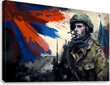European War no.8 Canvas Print