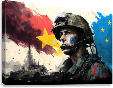 European War no.9 Canvas Print
