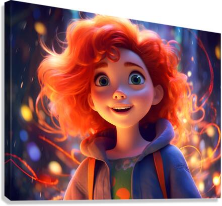 Character   digital art no.2 Canvas Print