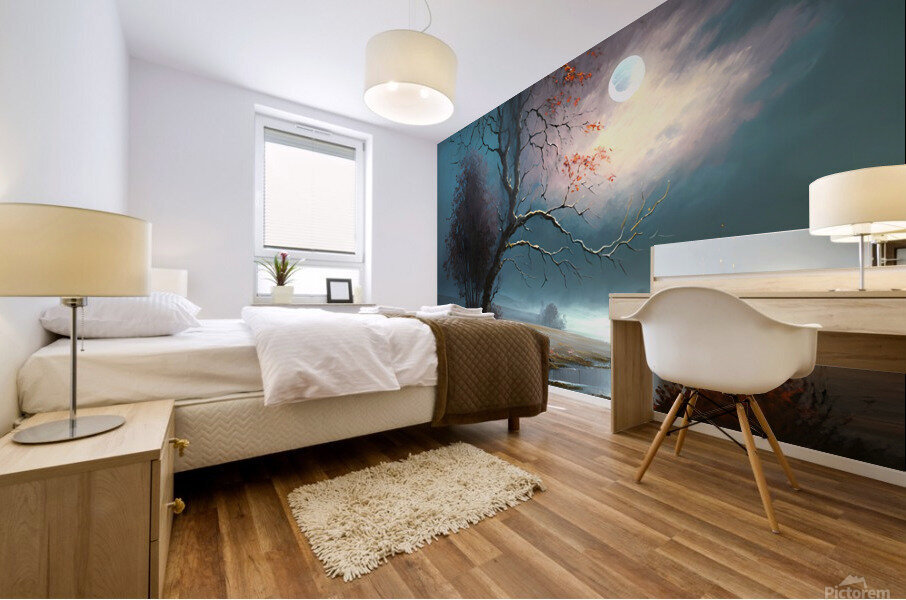 Autumn night no.10 Mural print