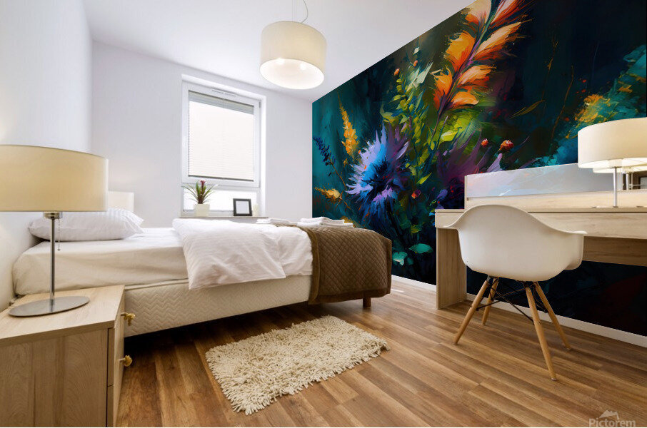 Flower World no.1 Mural print