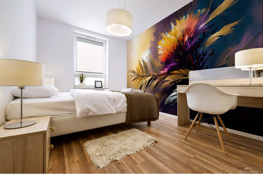 Flower World no.5 Mural print