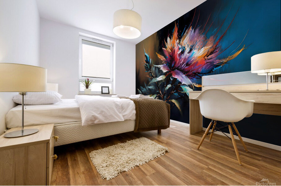 Flower World no.9 Mural print