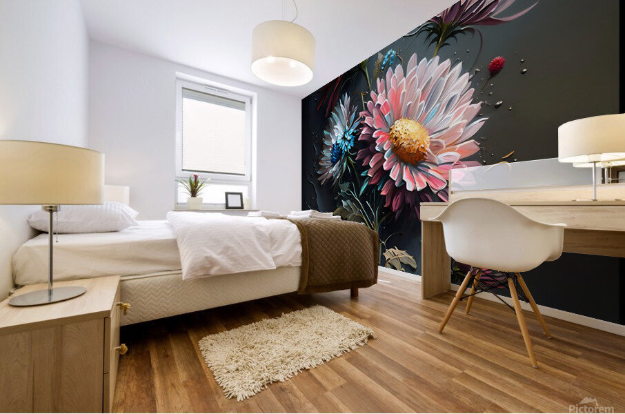 Flower World no.14 Mural print