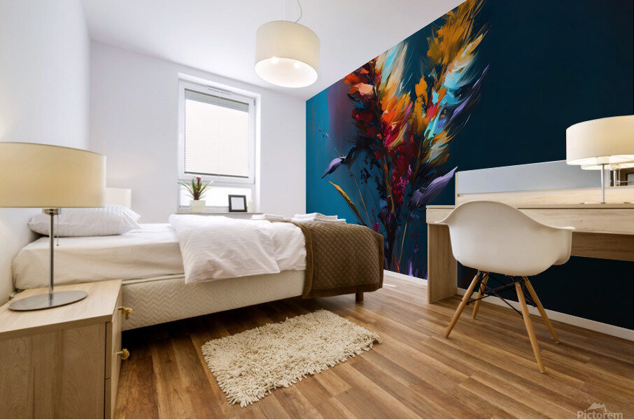 Flower World no.16 Mural print