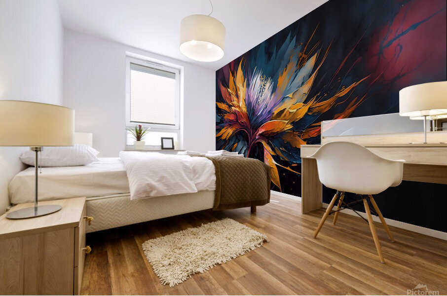 Flower World no.21 Mural print