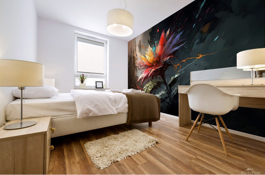 Flower World no.22 Mural print