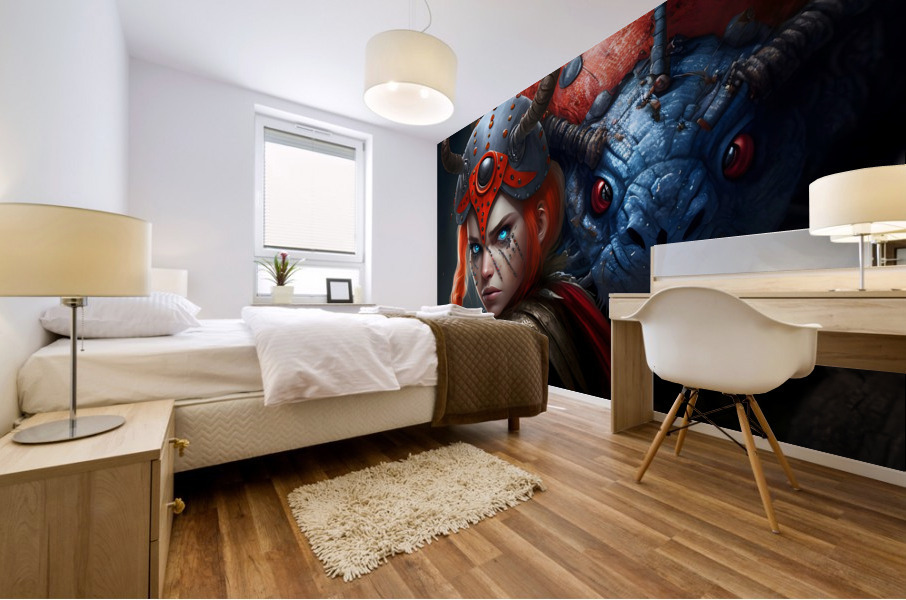 Warrior Ladybug no.1 Mural print