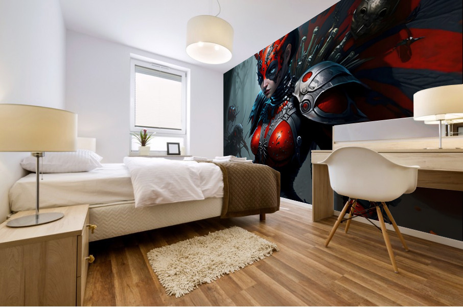 Warrior Ladybug no.2 Mural print