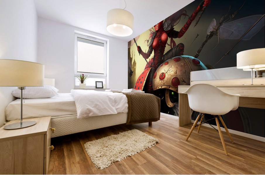 Warrior Ladybug no.5 Mural print