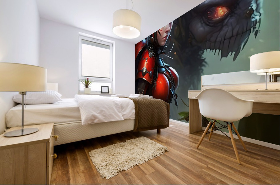 Warrior Ladybug no.8 Mural print