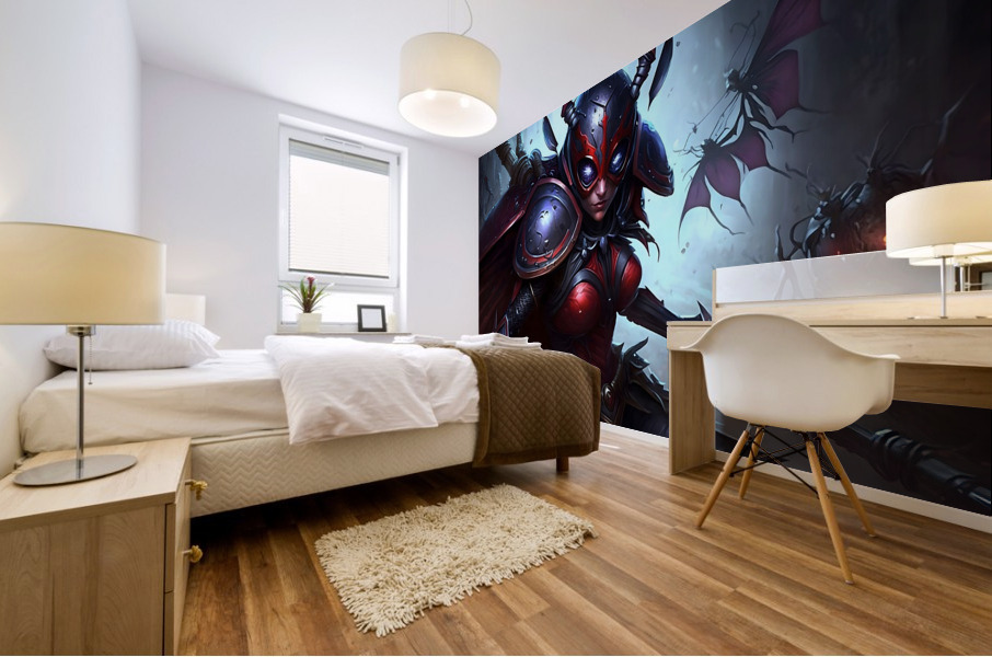 Warrior Ladybug no.9 Mural print