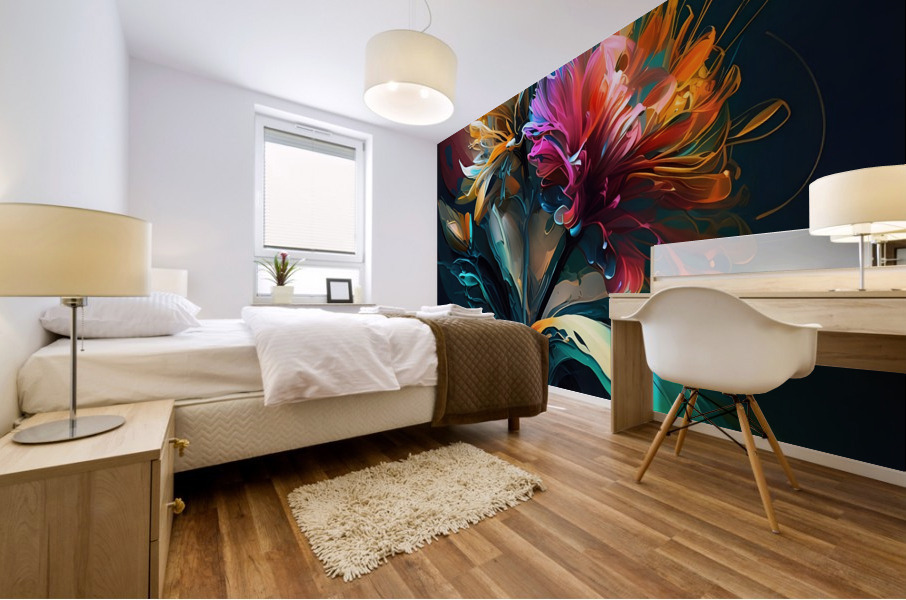 Flower World no.26 Mural print
