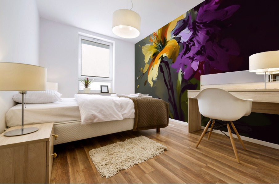 Flower World no.28 Mural print
