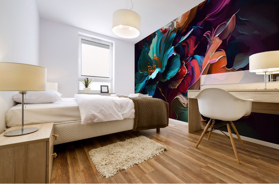 Flower World no.33 Mural print