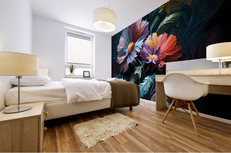 Flower World no.34 Mural print