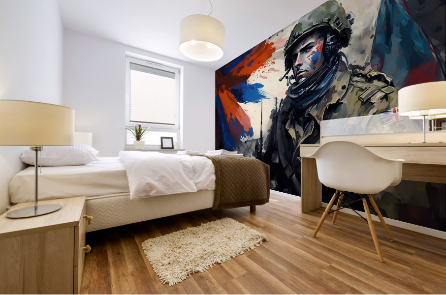European War no.8 Mural print