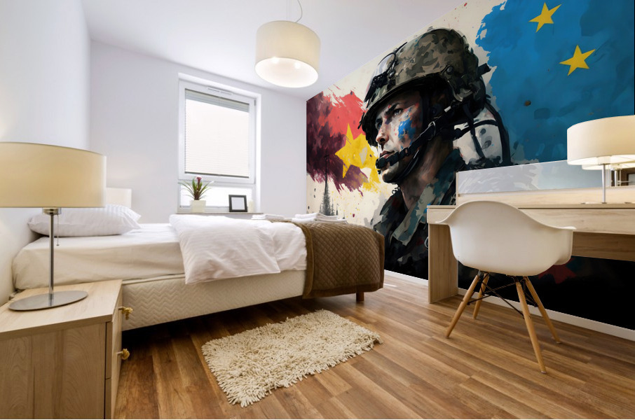 European War no.9 Mural print