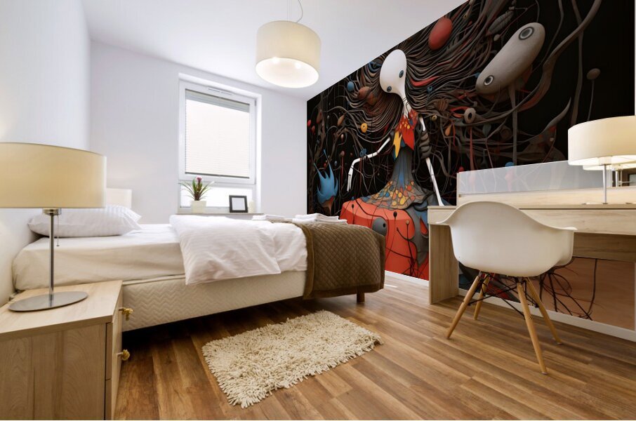 fantasy and colors 11 Mural print