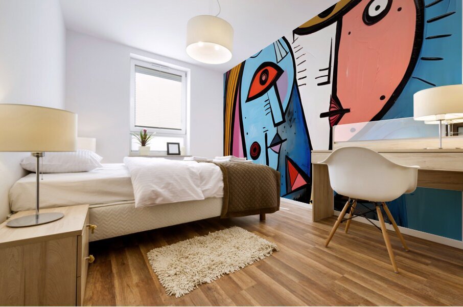 creatures 1 Mural print