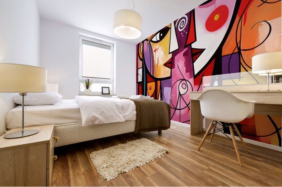creatures 6 Mural print