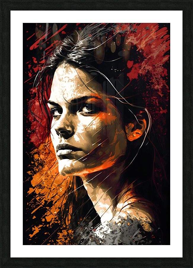 Woman No.4 Picture Frame print