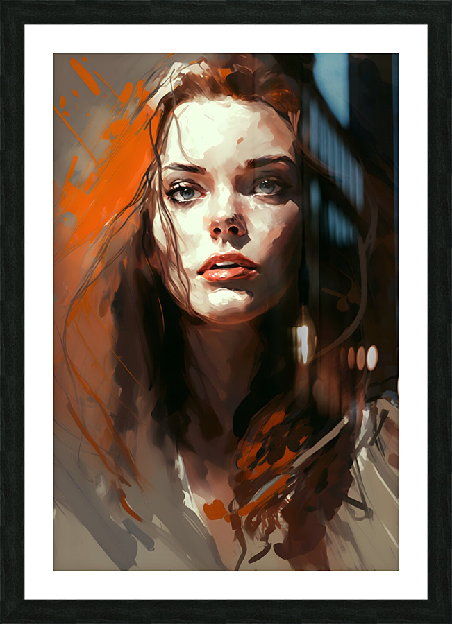 Woman No.7 Picture Frame print