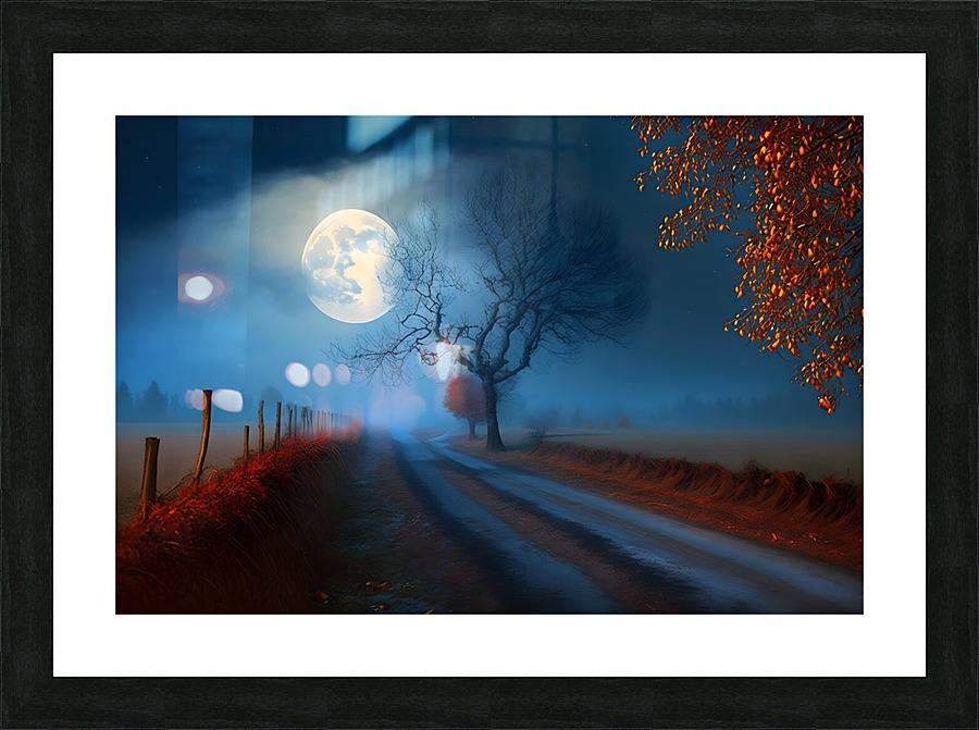 Autumn night no.3 Picture Frame print