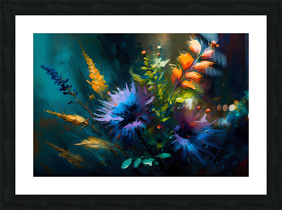 Flower World no.1 Picture Frame print