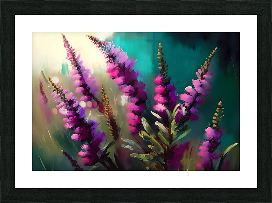 Flower World no.2 Picture Frame print