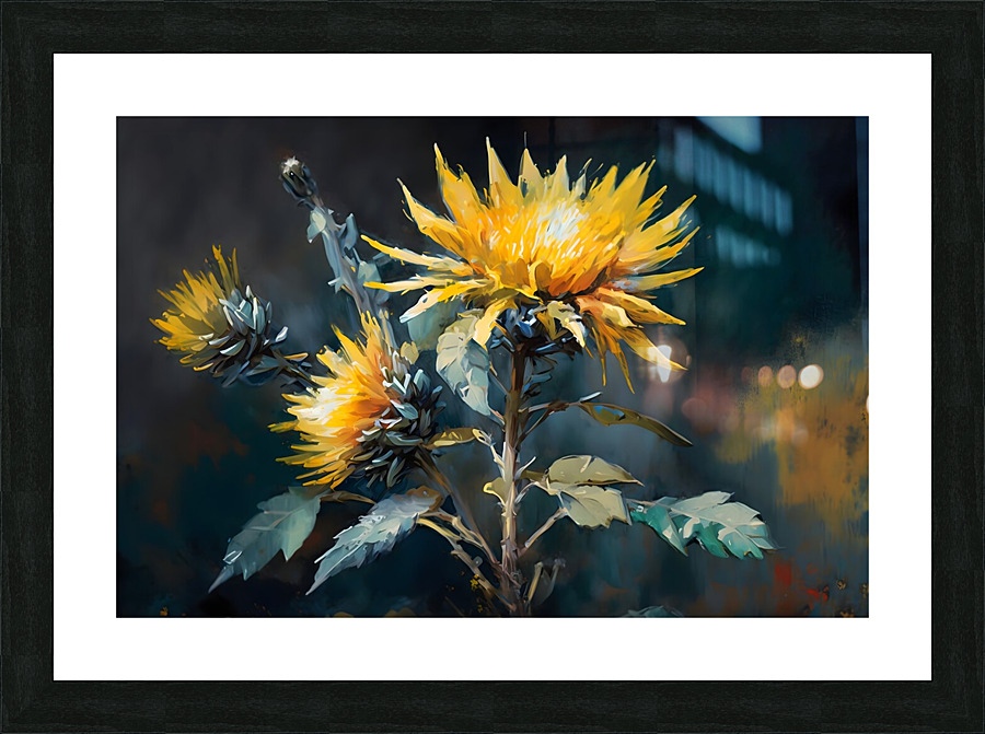 Flower World no.3 Picture Frame print