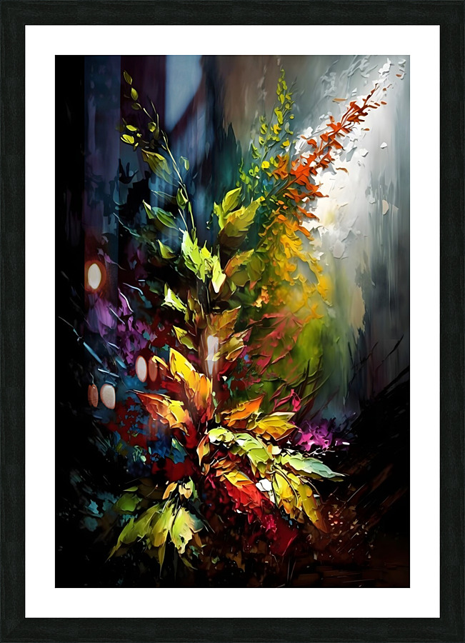 Flower World no.7 Picture Frame print