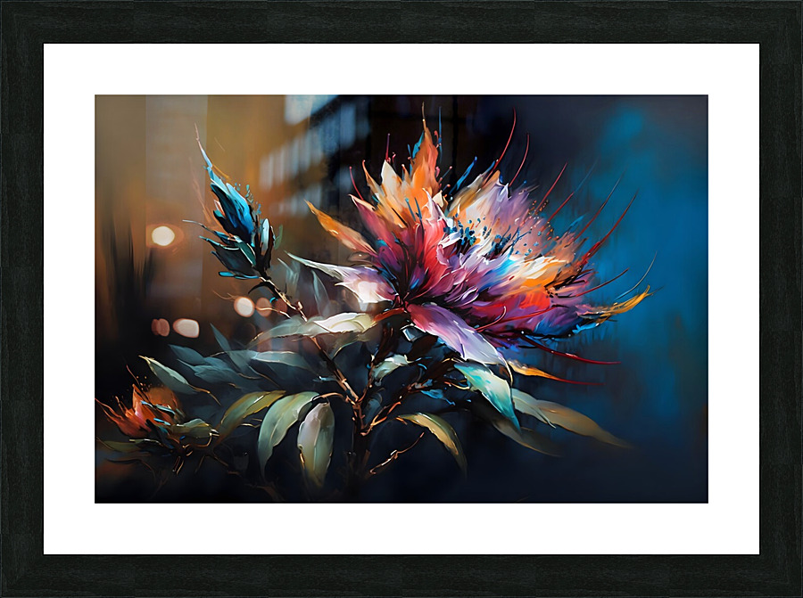 Flower World no.9 Picture Frame print