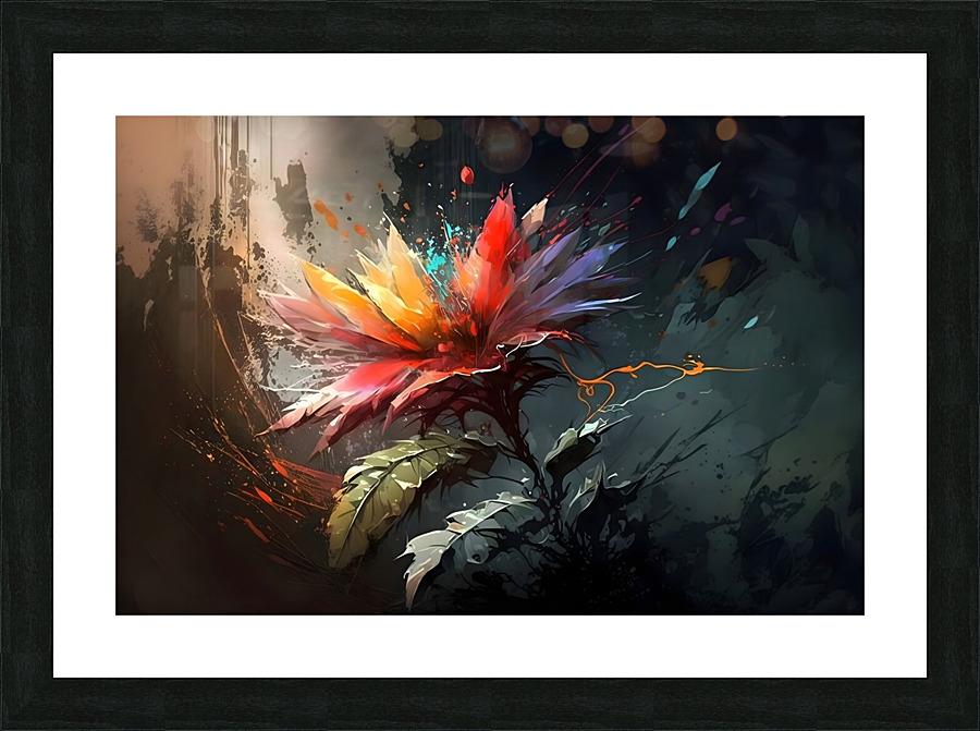 Flower World no.22 Picture Frame print