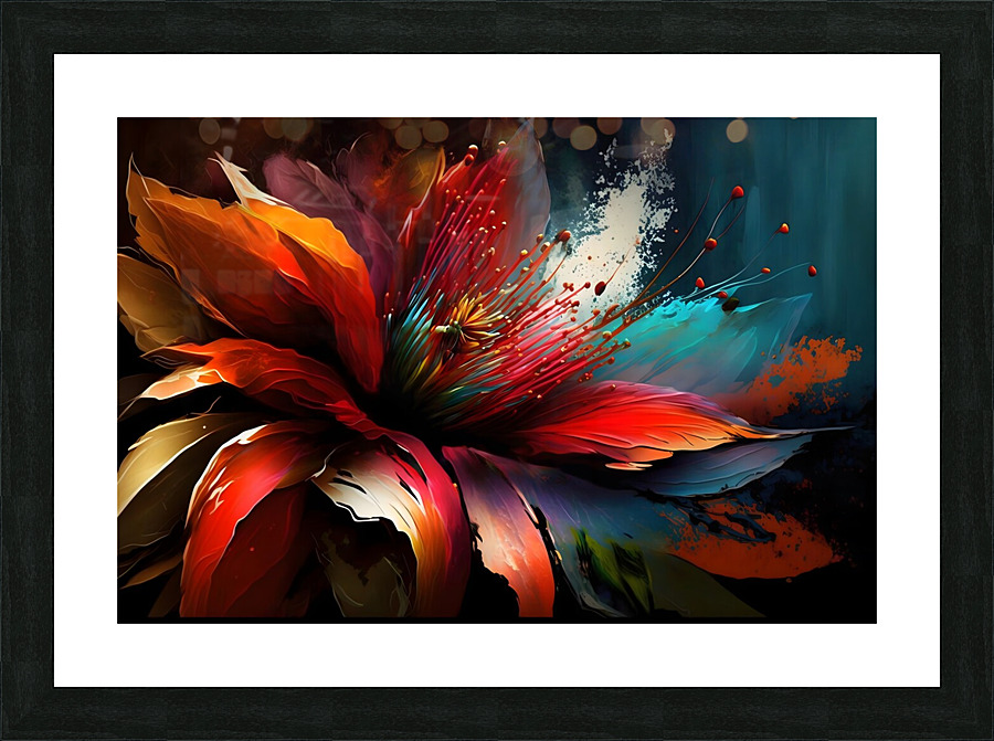 Flower World no.23 Picture Frame print