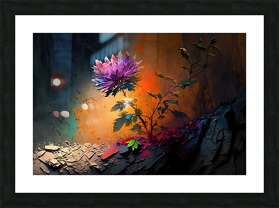 Flower World no.24 Picture Frame print