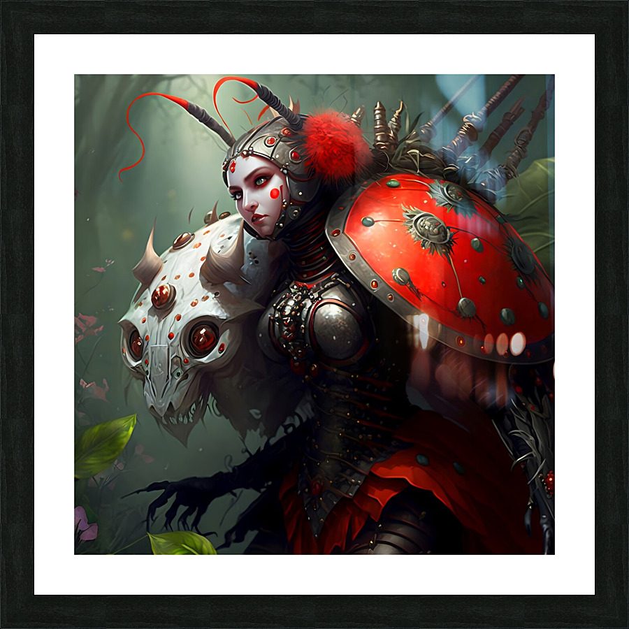 Warrior Ladybug no.3 Picture Frame print