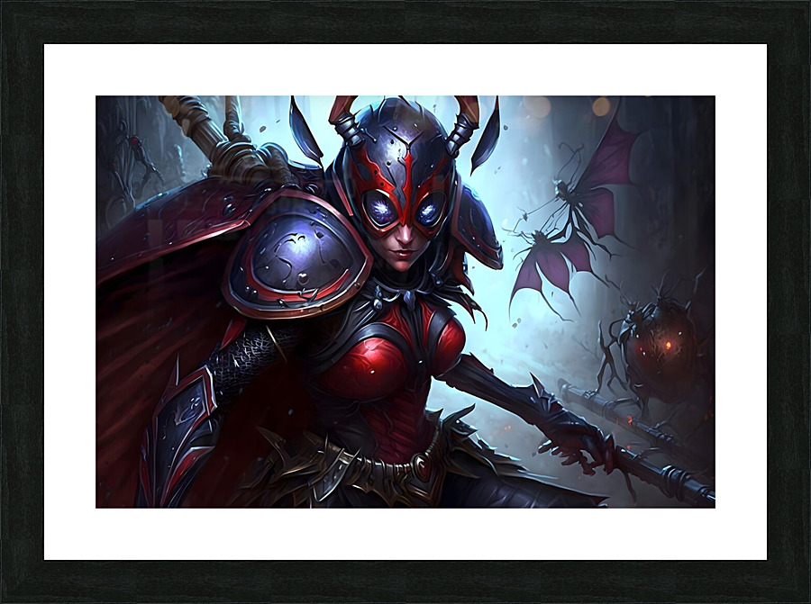 Warrior Ladybug no.9 Picture Frame print