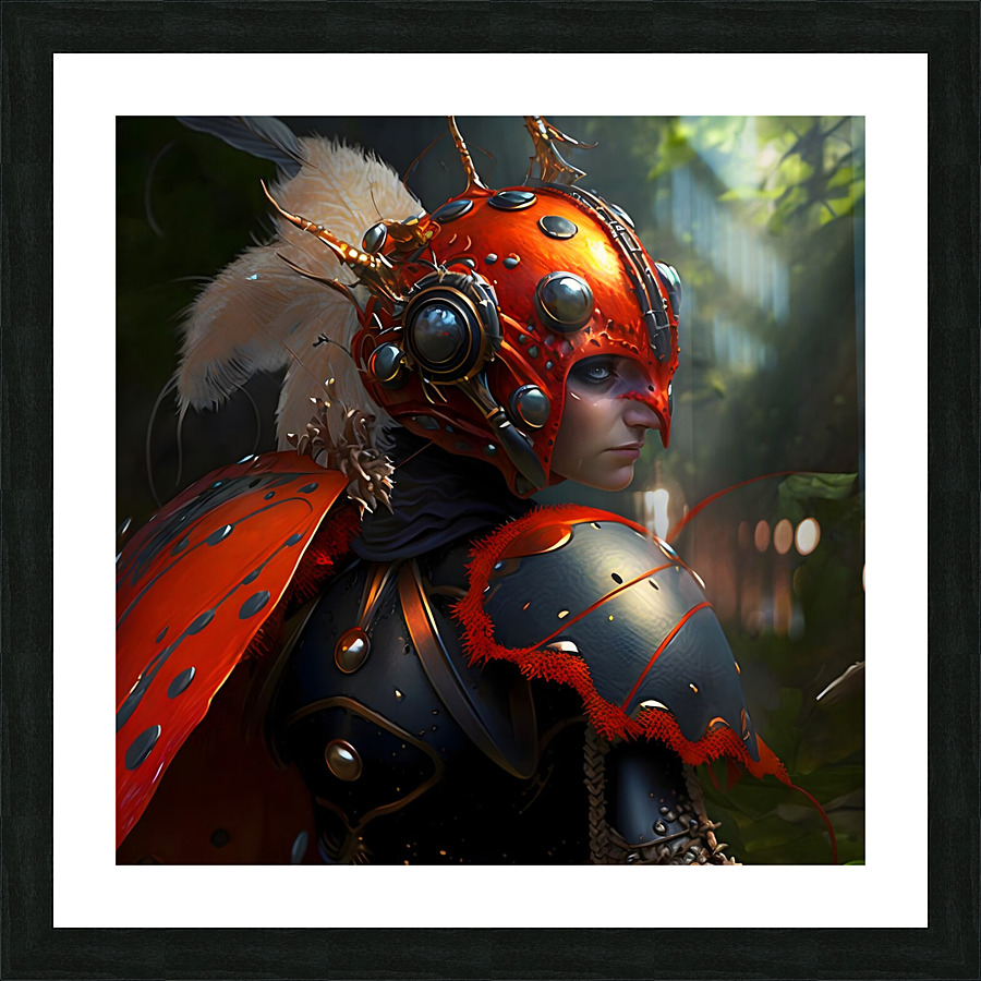 Warrior Ladybug no.11 Picture Frame print