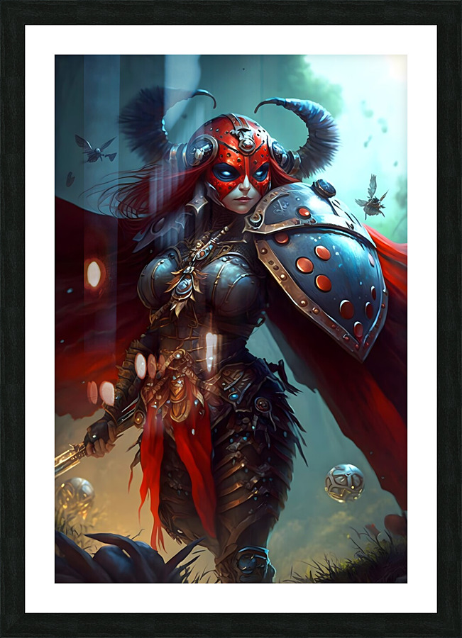 Warrior Ladybug no.12 Picture Frame print