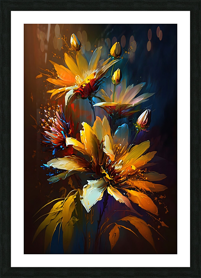 Flower World no.25 Picture Frame print