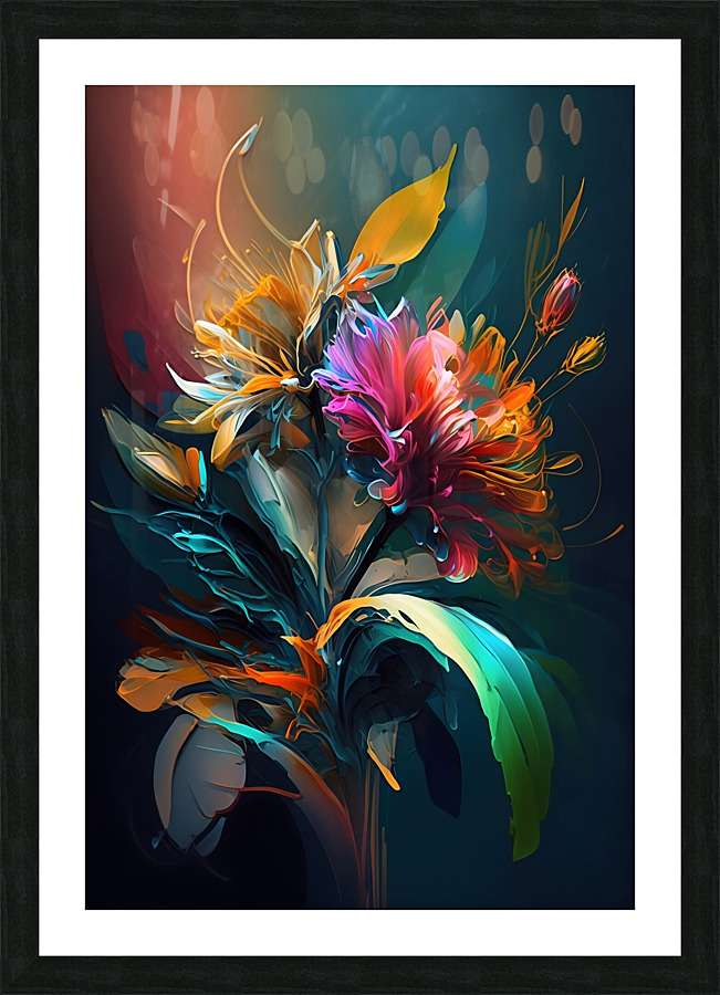 Flower World no.26 Picture Frame print
