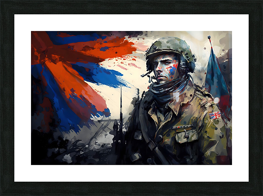 European War no.8 Picture Frame print
