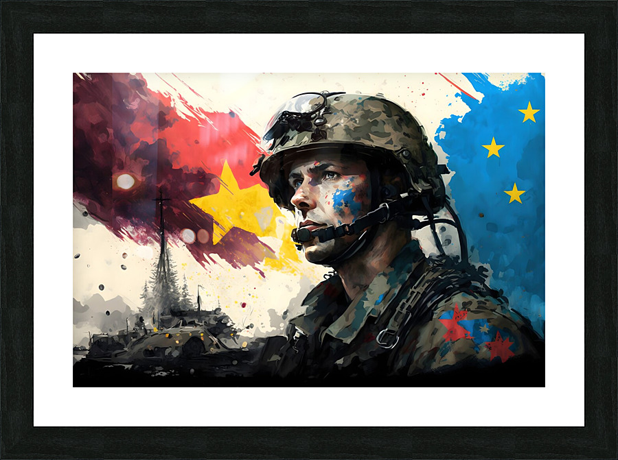 European War no.9 Picture Frame print