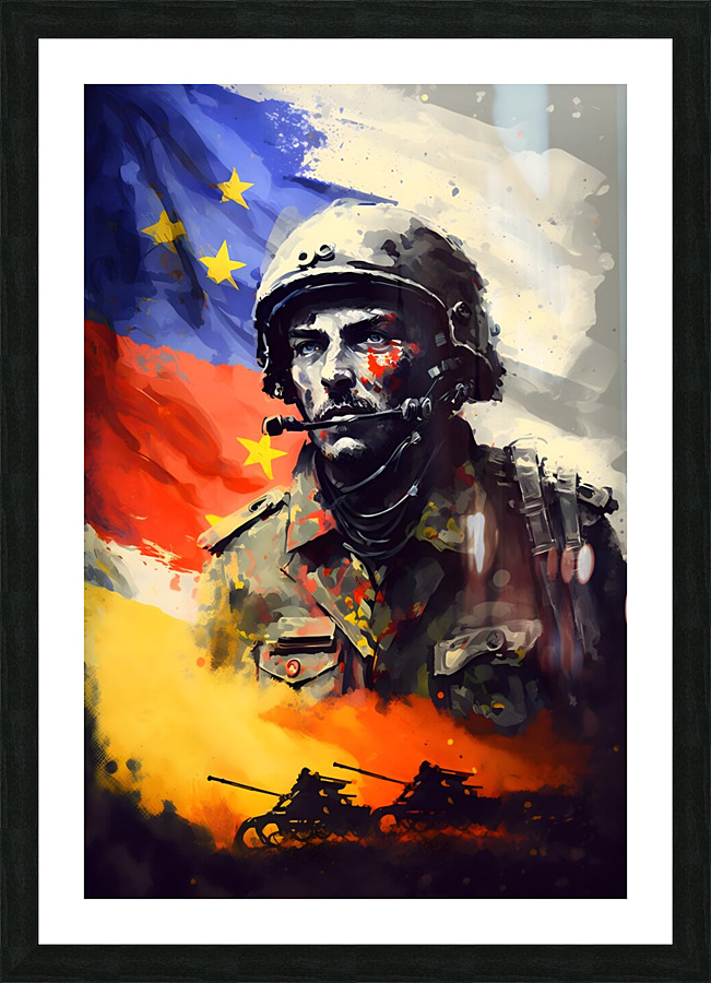 European War no.13 Picture Frame print
