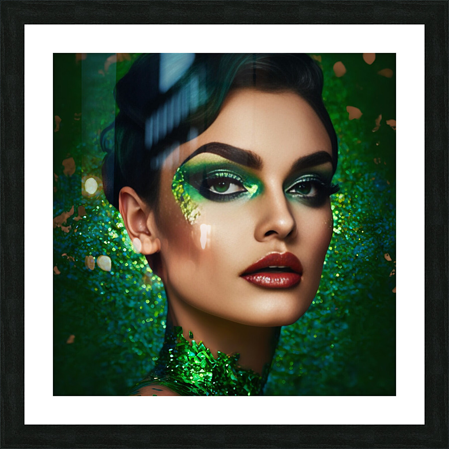 Girl pin up no.4 Picture Frame print