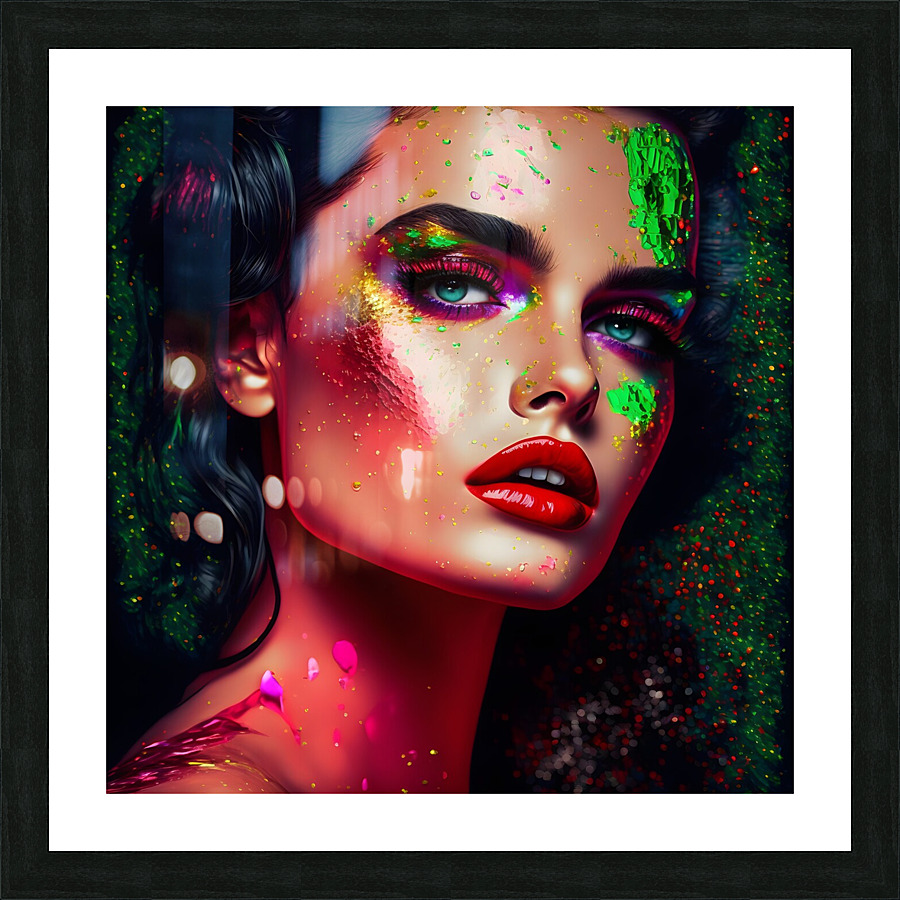 Girl pin up no.9 Picture Frame print