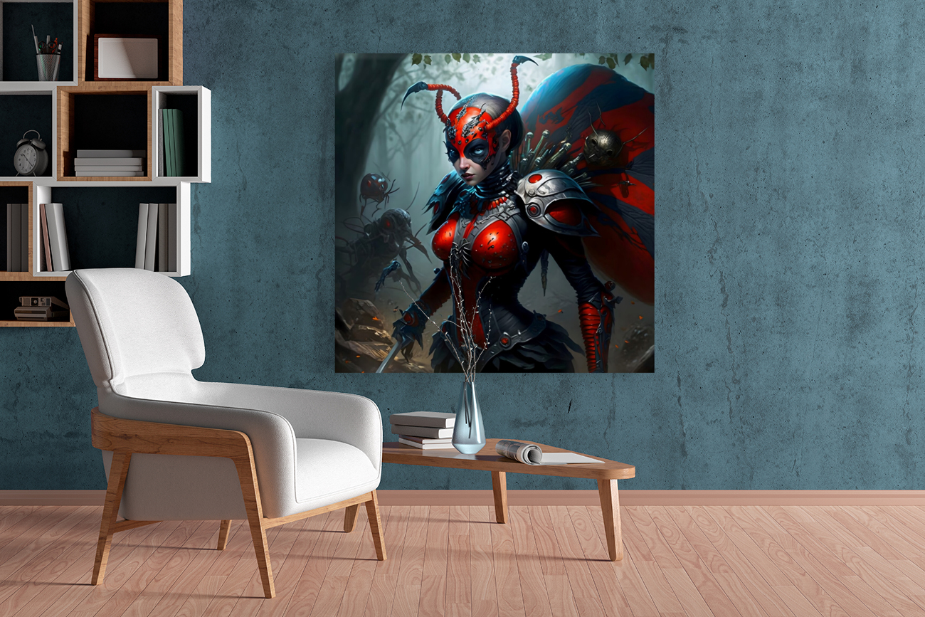 Warrior Ladybug no.2 Reproduction