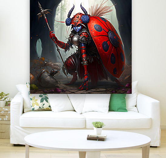 Warrior Ladybug no.4 Reproduction